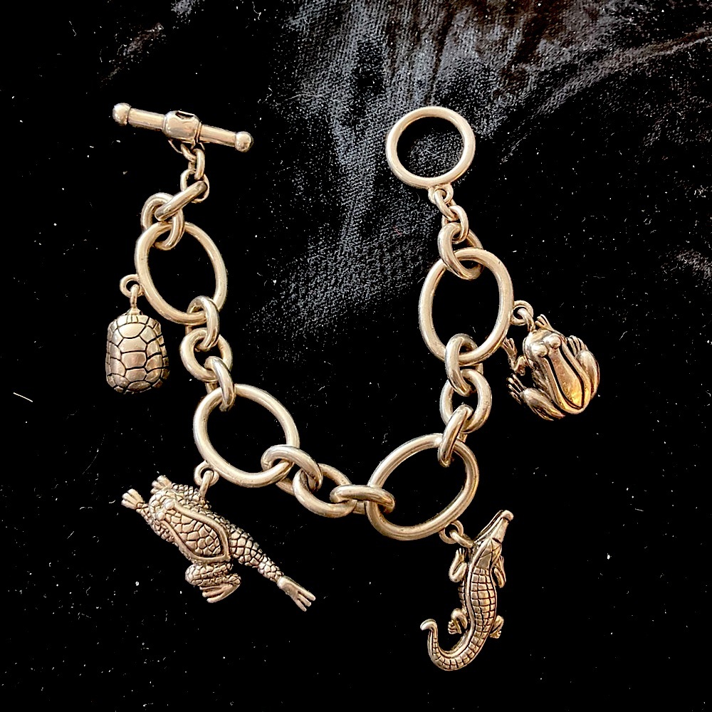Barry Kieselstein-Cord Chunky Sterling Charm Bracelet